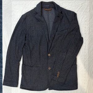 Lands’ End Men's Herringbone Unstructured Blazer